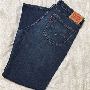 Levi's Men's Dark Blue Straight Jeans